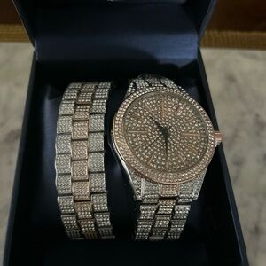 Elegant Silver and Gold Men's Watch